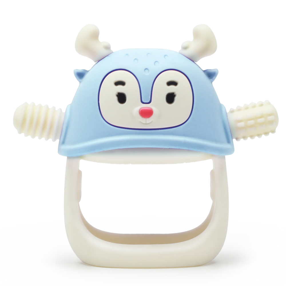 Smily Mia Silicone Teether - Light Blue