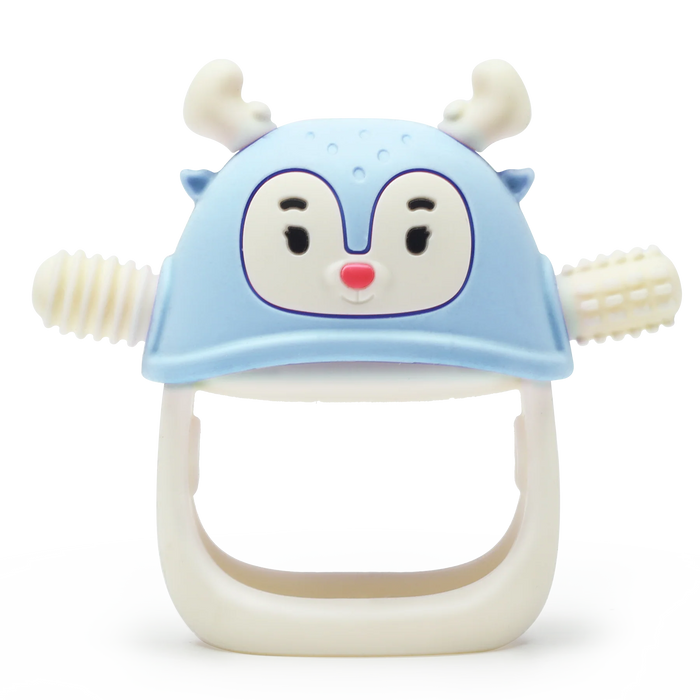 Smily Mia Silicone Teether - Light Blue