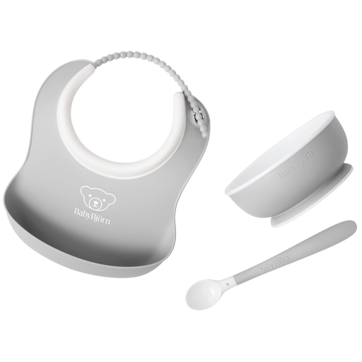 Bjorn Baby Feeding Set 3pc - Gray