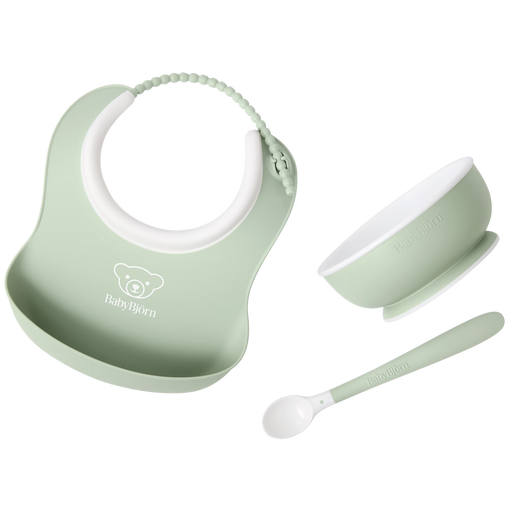 Bjorn Baby Feeding Set 3pc - Powder Green