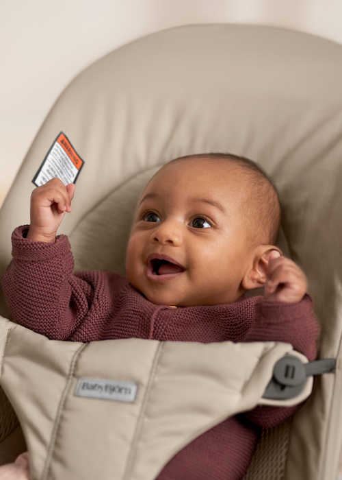 Baby Bjorn Bouncer Balance Soft Tri-Fabric - Sand Grey