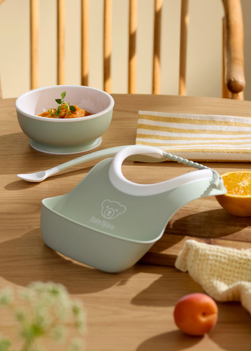 Bjorn Baby Feeding Set 3pc - Powder Green