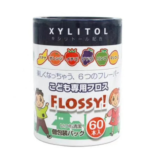 Flossy Kids Dental Floss - 60pcs