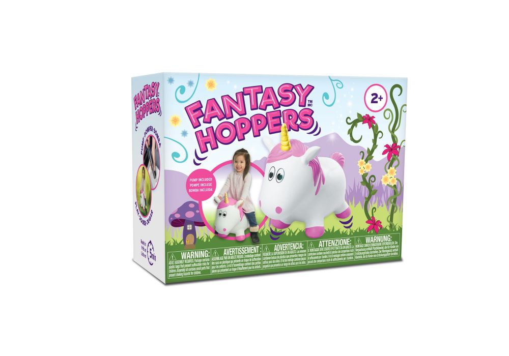 Rose Textiles Fantasy Hoppers - Pink Unicorn