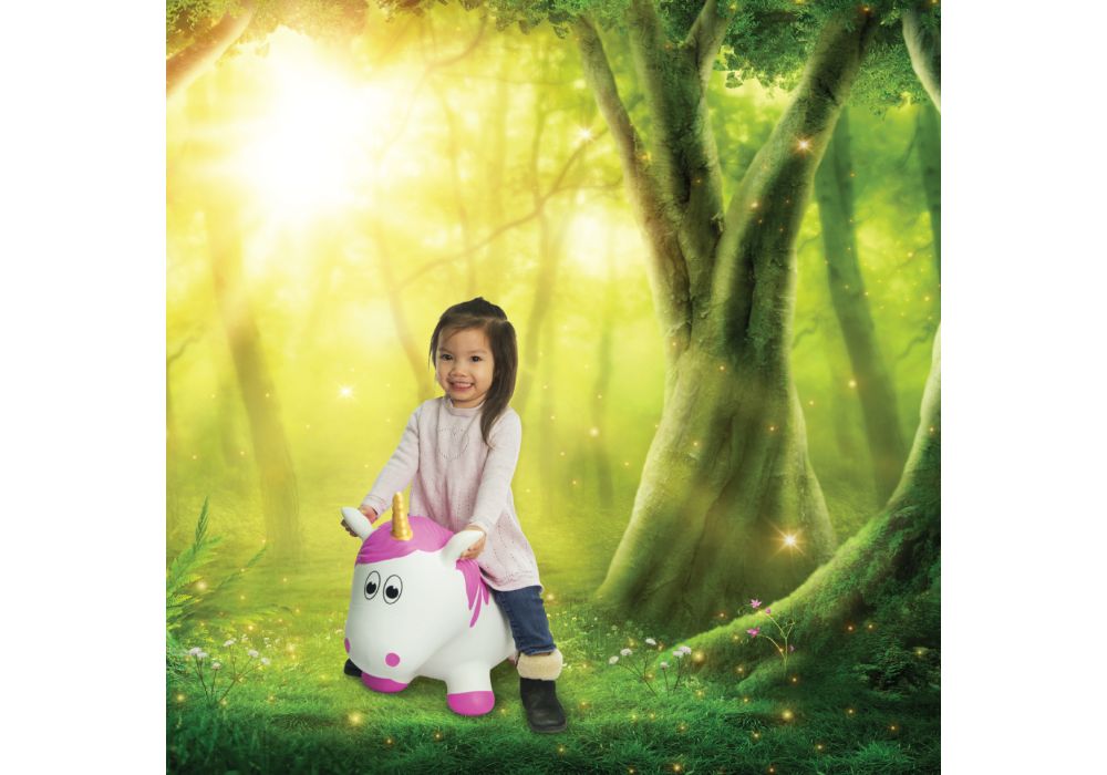 Rose Textiles Fantasy Hoppers - Pink Unicorn