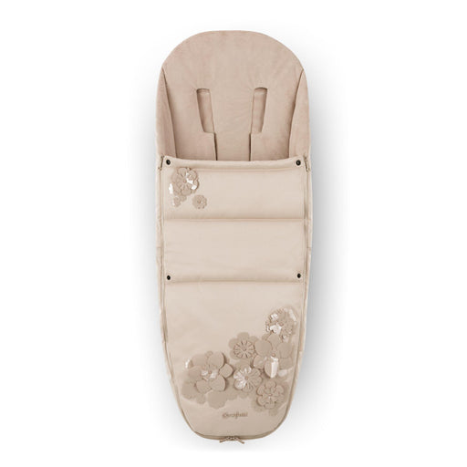Cybex Platinum Footmuff - Simply Flowers Beige