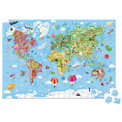 Janod Puzzle 300pcs - The World Giant