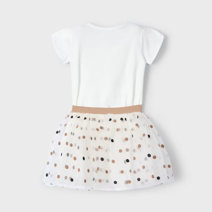 Mayoral Tulle Skirt Set - Crudo