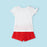 Mayoral Flutter Shorts Set - Granadina