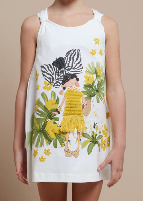 Mayoral Printed Dress - Crudo