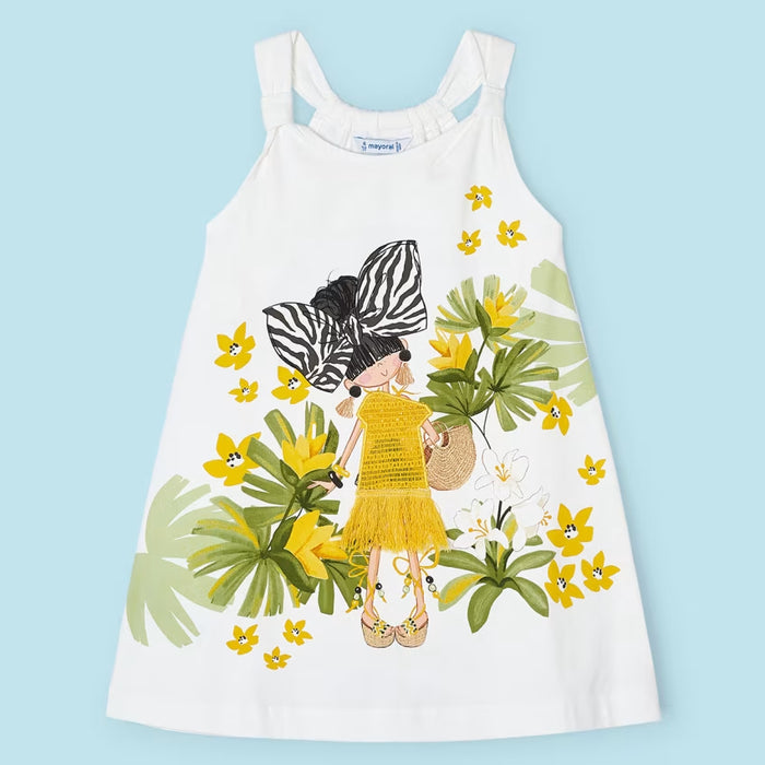 Mayoral Printed Dress - Crudo