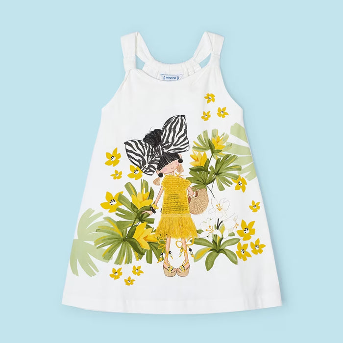 Mayoral Printed Dress - Crudo