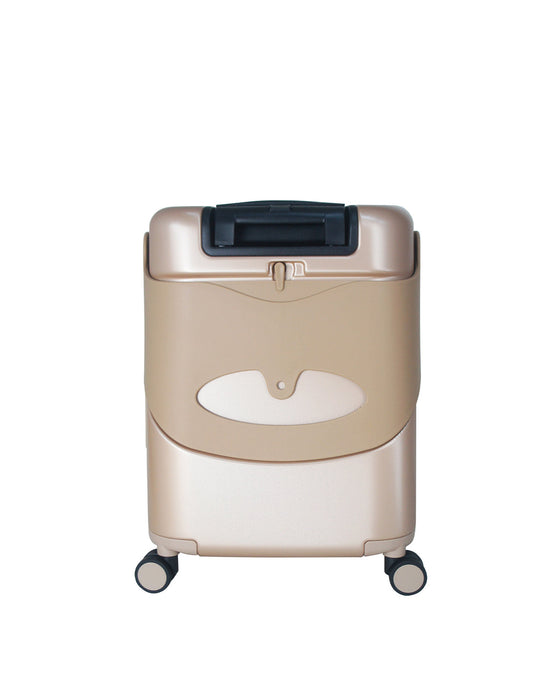 MiaMily Carry On Luggage - Champagne Gold