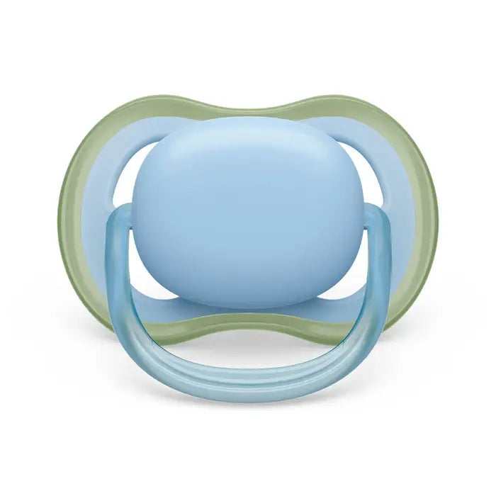 Avent Ultra Air Pacifier 2pk 0-6M - Green+Blue