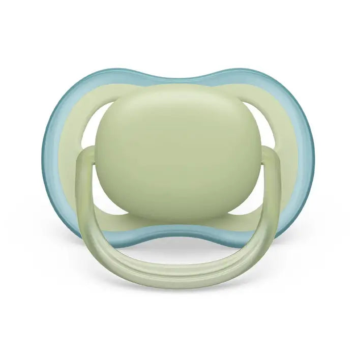 Avent Ultra Air Pacifier 2pk 0-6M - Green+Blue