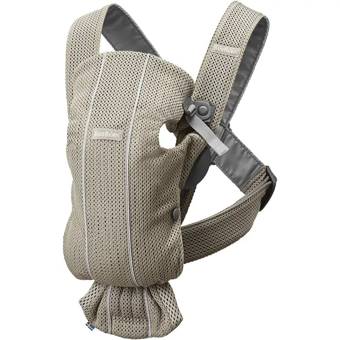 Bjorn Baby Carriar Mini 3D Mesh- Gray Beige