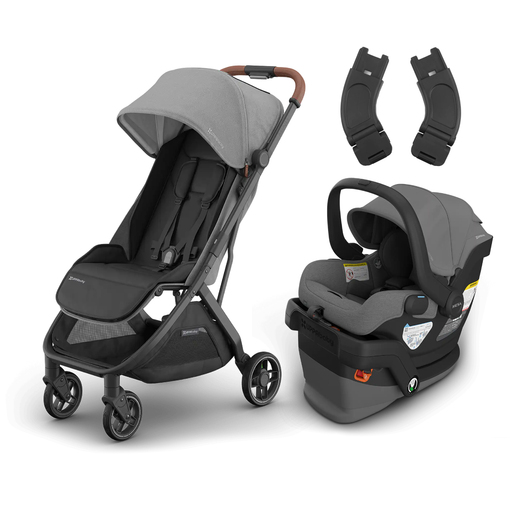 Uppababy Minu V3 + Mesa V3 + Adapter Bundle - Greyson