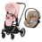 Cybex Priam4 Rosegold/Peach Pink + Cloud G Pro Almond Beige