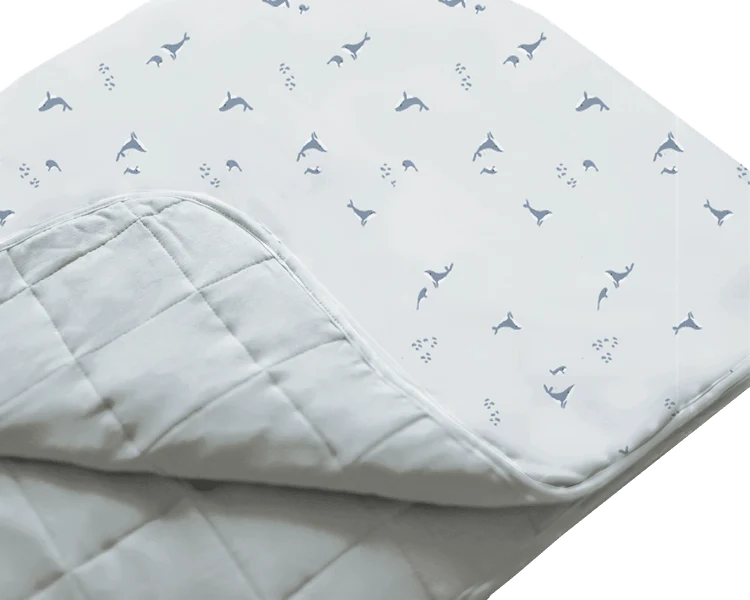 Gunamuna Toddler Cozy Cloud Comforter Baby Blanket 0.5T - Whale