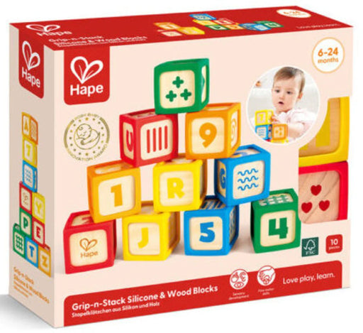 Hape 2025 Silicone Wood Blocks E0131