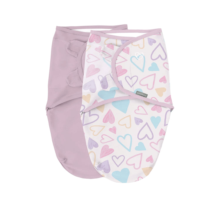 SwaddleMe Stage 1 Original 2pk - I Heart You 0-3M
