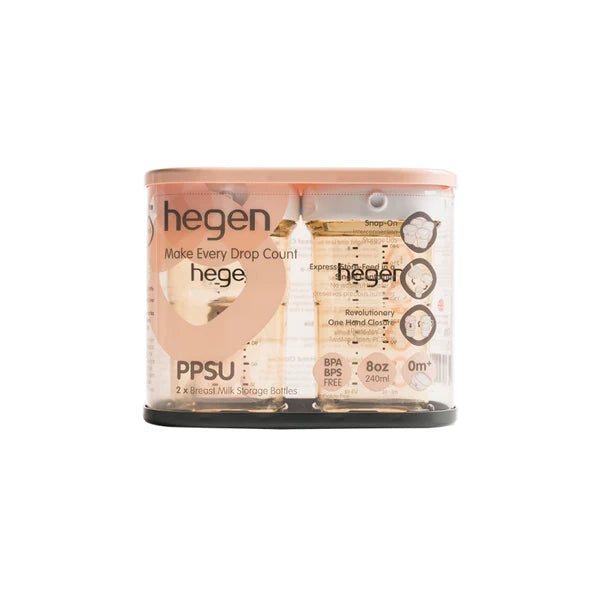 Hegen PCTO Breast Milk Storage PPSU 240ML 8OZ - 2-pack