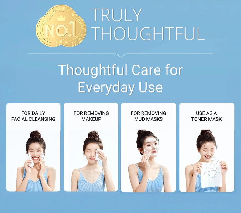 Purcotton Cotton Tissues 100 Sheets (3pk)