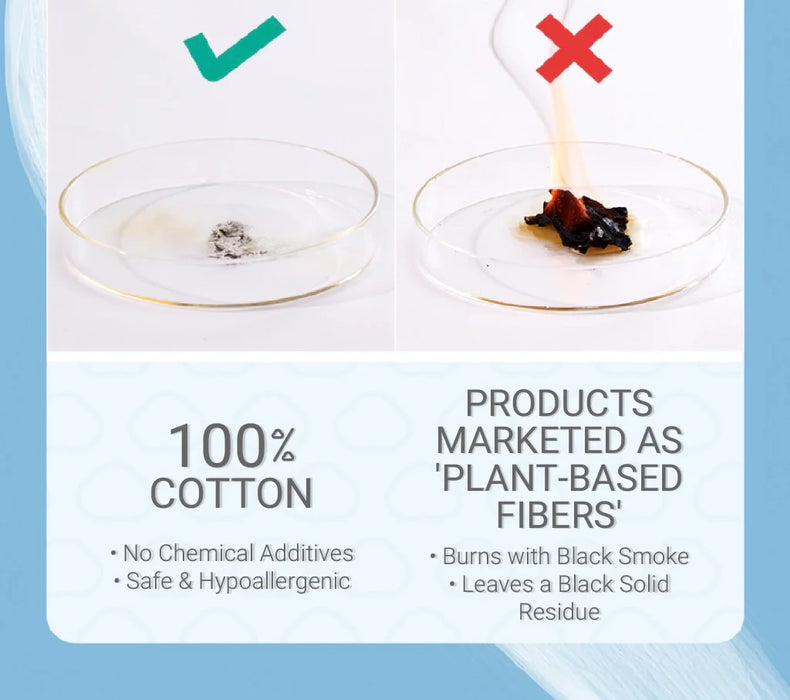 Purcotton Cotton Tissues 100 Sheets (3pk)