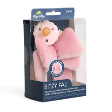 Itzy Ritzy Bitzy Pal Natural Rubber Pacifier & Plush - Bow
