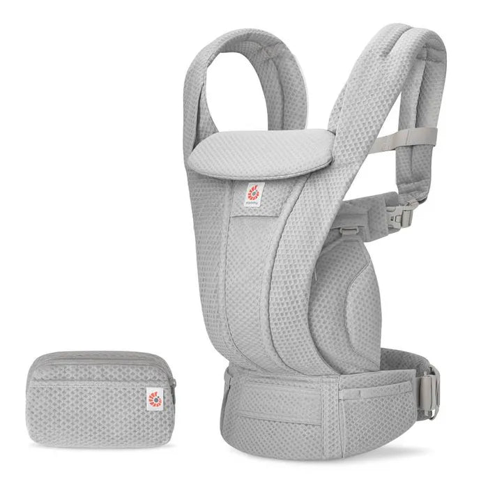 ErgoBaby Omni Deluxe Mesh Carrier - Pearl Grey