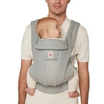 ErgoBaby Omni Deluxe Mesh Carrier - Pearl Grey