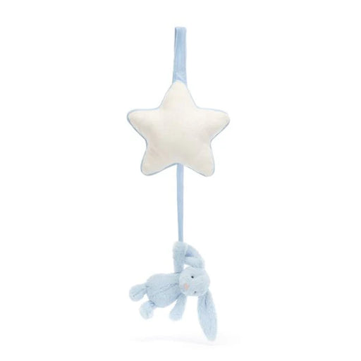 Jellycat Bushful Blue Bunny Musical Pull