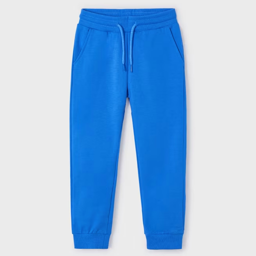 Mayoral Cuffed Fleece Trousers - Ceruleo