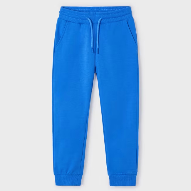 Mayoral Cuffed Fleece Trousers - Ceruleo