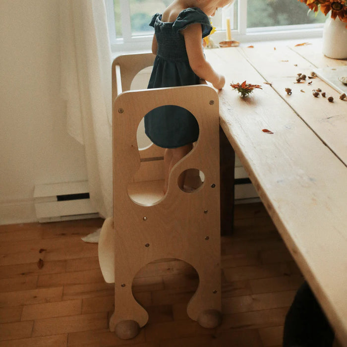 Kinderfeets Pikler Learning Tower - Natural
