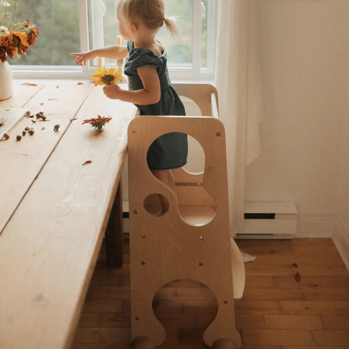Kinderfeets Pikler Learning Tower - Natural