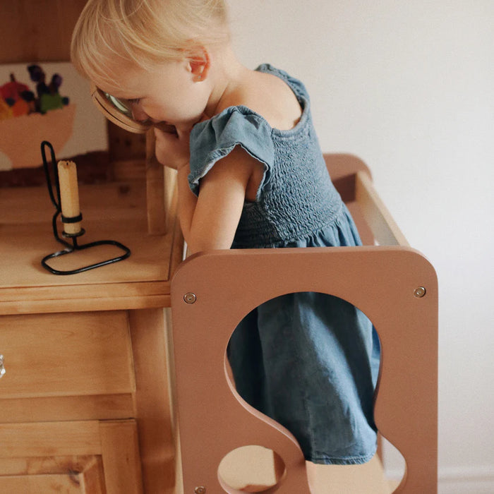 Kinderfeets Pikler Learning Tower - Mocha