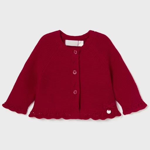 Mayoral Knit Long Cardigan - Rojo