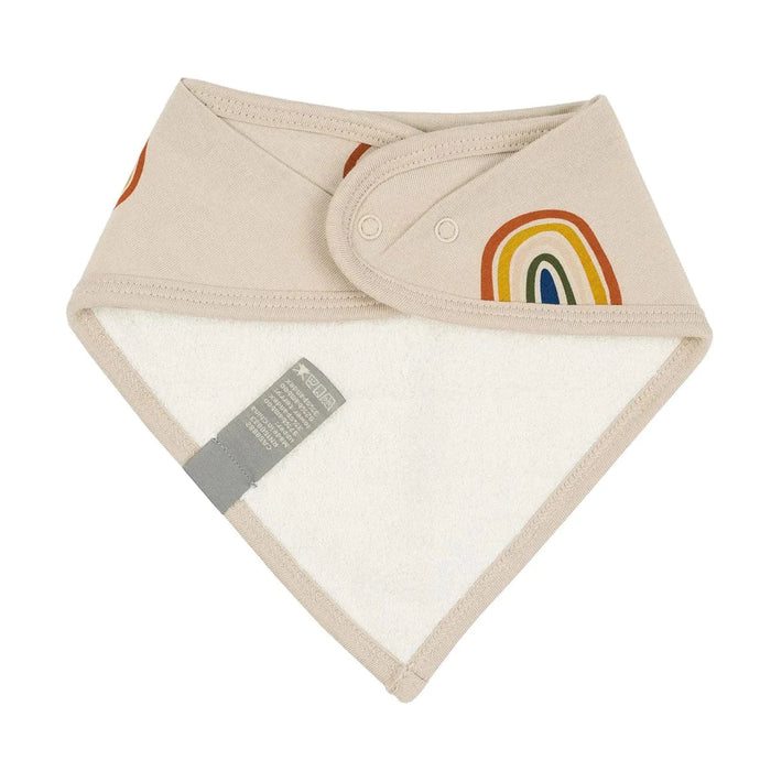 Kyte Baby Bib - Rust Rainbow on Oat