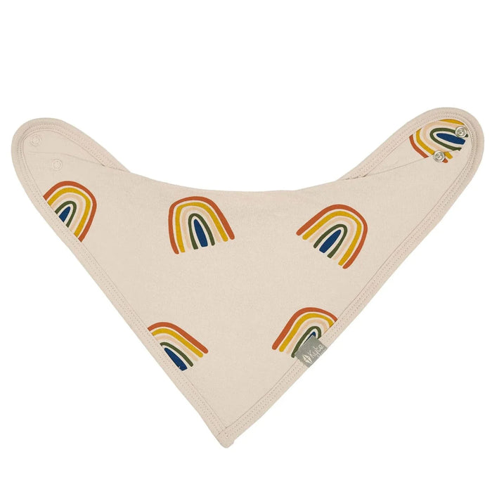 Kyte Baby Bib - Rust Rainbow on Oat