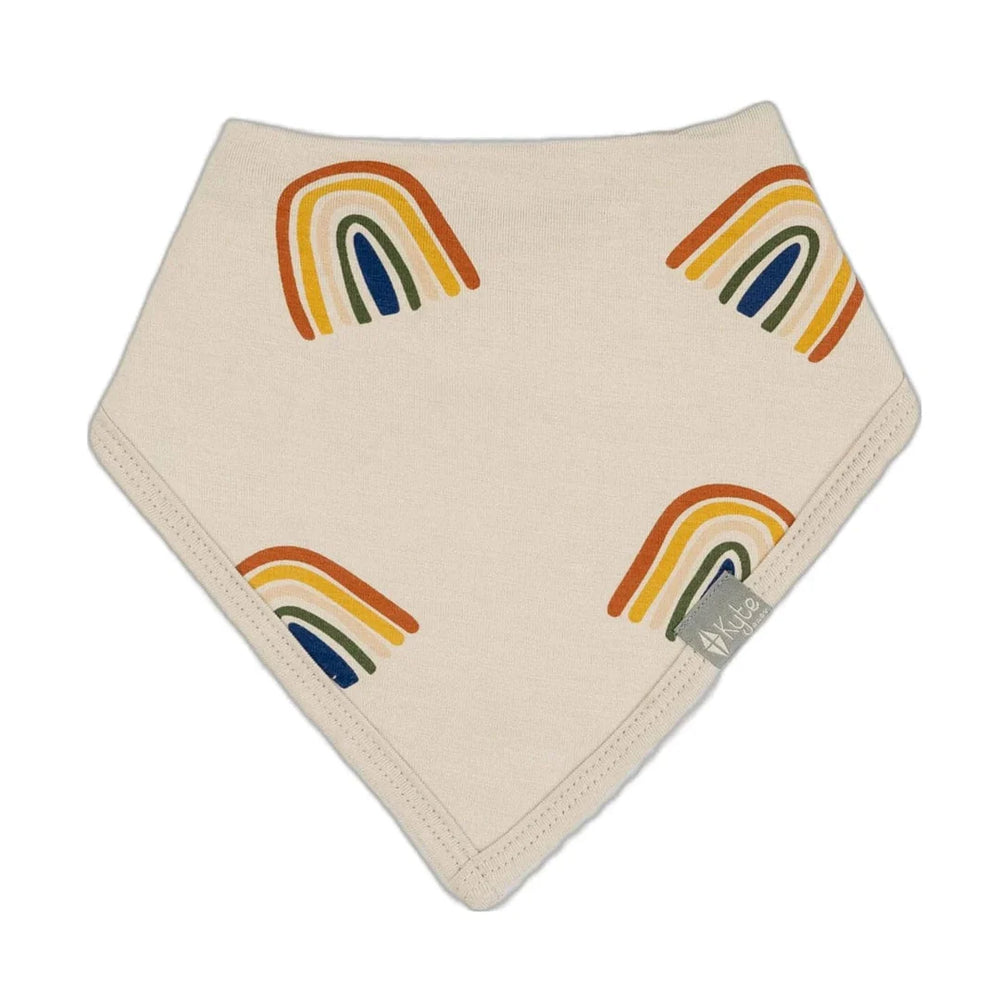 Kyte Baby Bib - Rust Rainbow on Oat