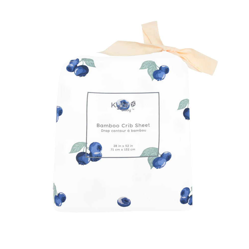 Kyte Baby Crib Sheet - Blueberry