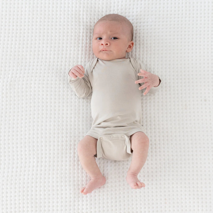 Kyte Baby Long Sleeve Bodysuit - Oat