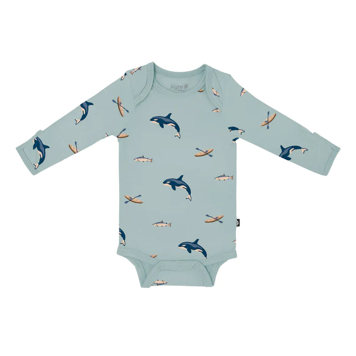 Kyte Baby Long Sleeve Bodysuit bodysuit - Coastline