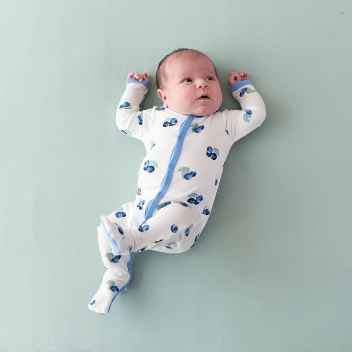 Kyte Baby Footie - Blueberry