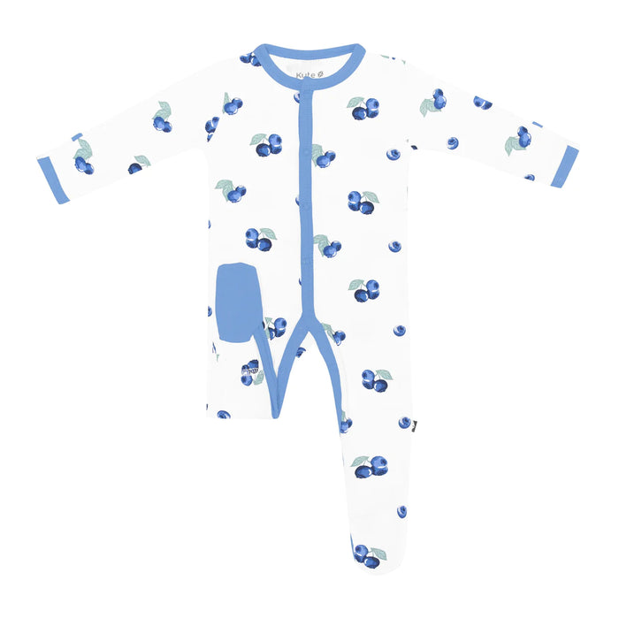 Kyte Baby Footie - Blueberry