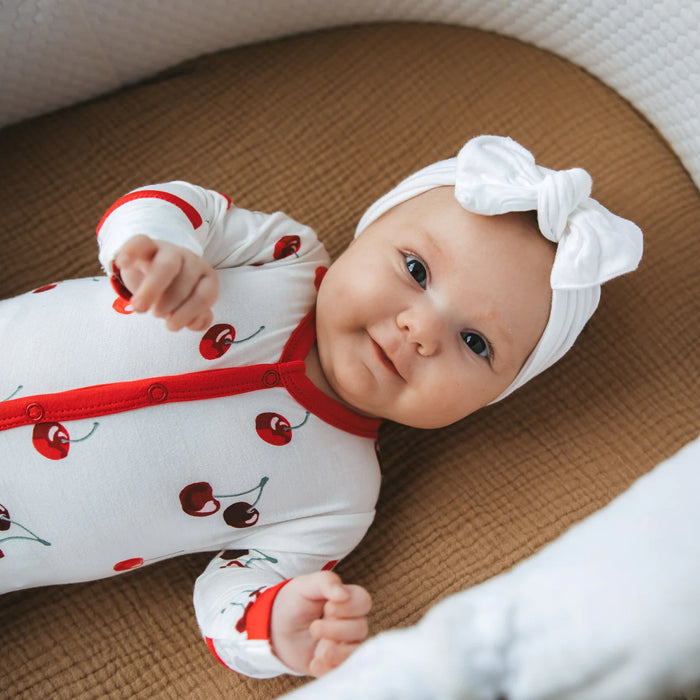 Kyte Baby Footie - Cherry