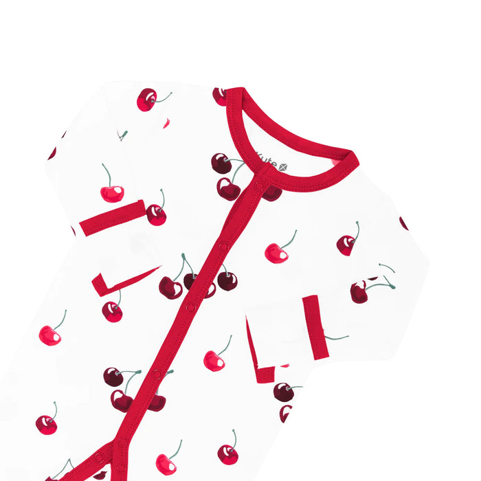 Kyte Baby Footie - Cherry