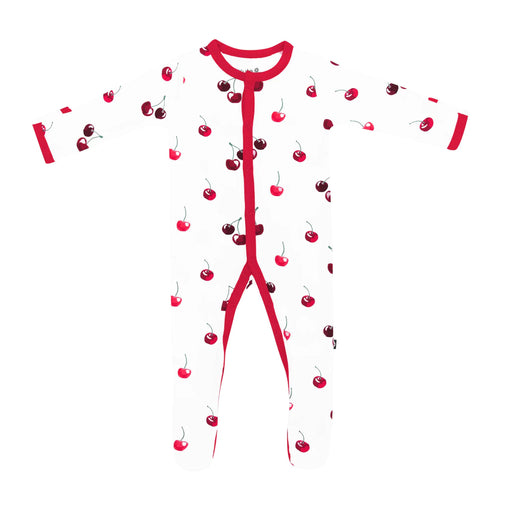 Kyte Baby Footie - Cherry