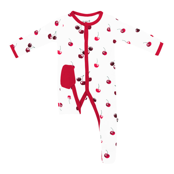 Kyte Baby Footie - Cherry